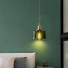Lustre En Verre Vert