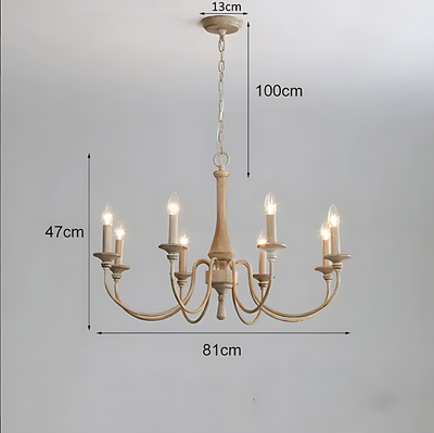 Lustre Suspension Bois